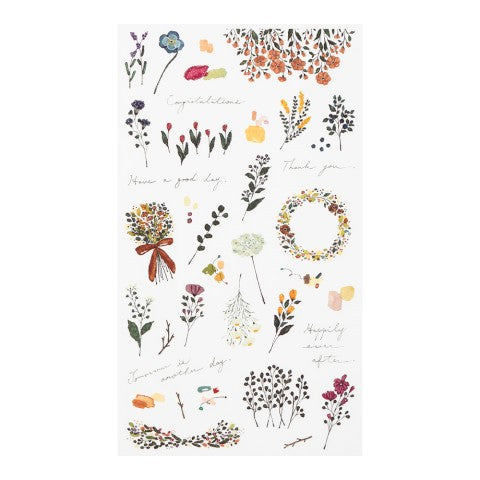 Midori Transfer Stickers - Flowering Plants