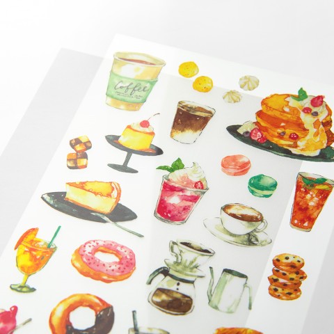 Midori Transfer Stickers - Snacks