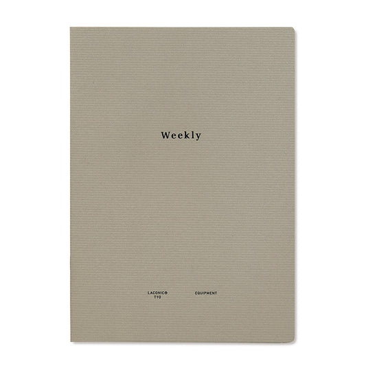 Laconic Style Notebook - Weekly (A5)