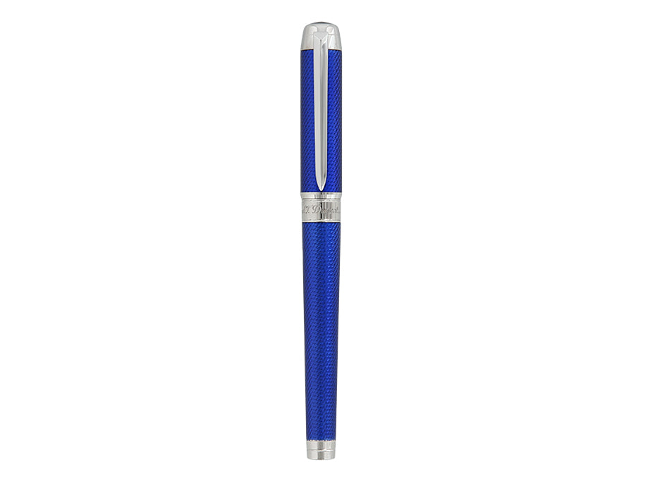 S.T. Dupont Eternity XL Fountain Pen - Blue Guilloche