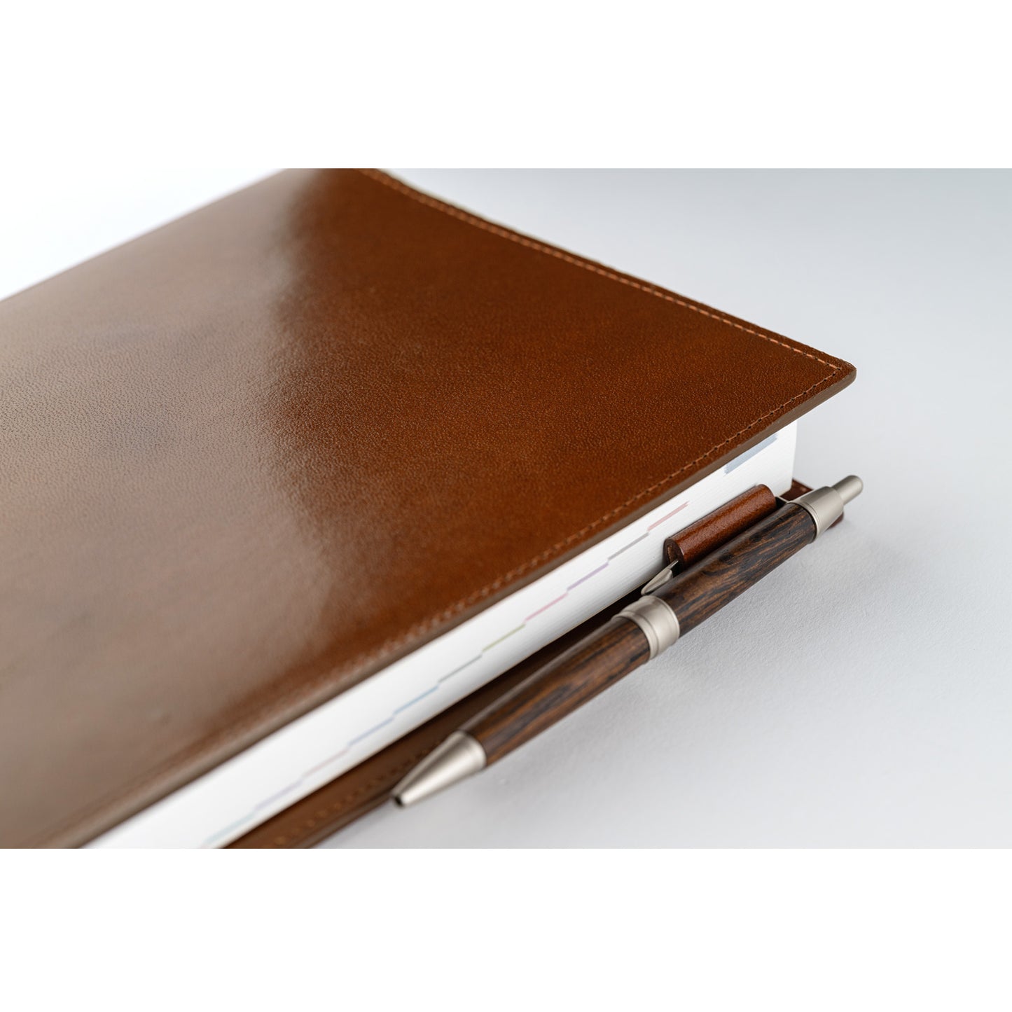 Hobonichi A5 Cousin Cover Only - Leather: Taut (Brown)