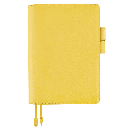 Hobonichi A5 Cousin Cover Only - Leather: Brilliant Yellow