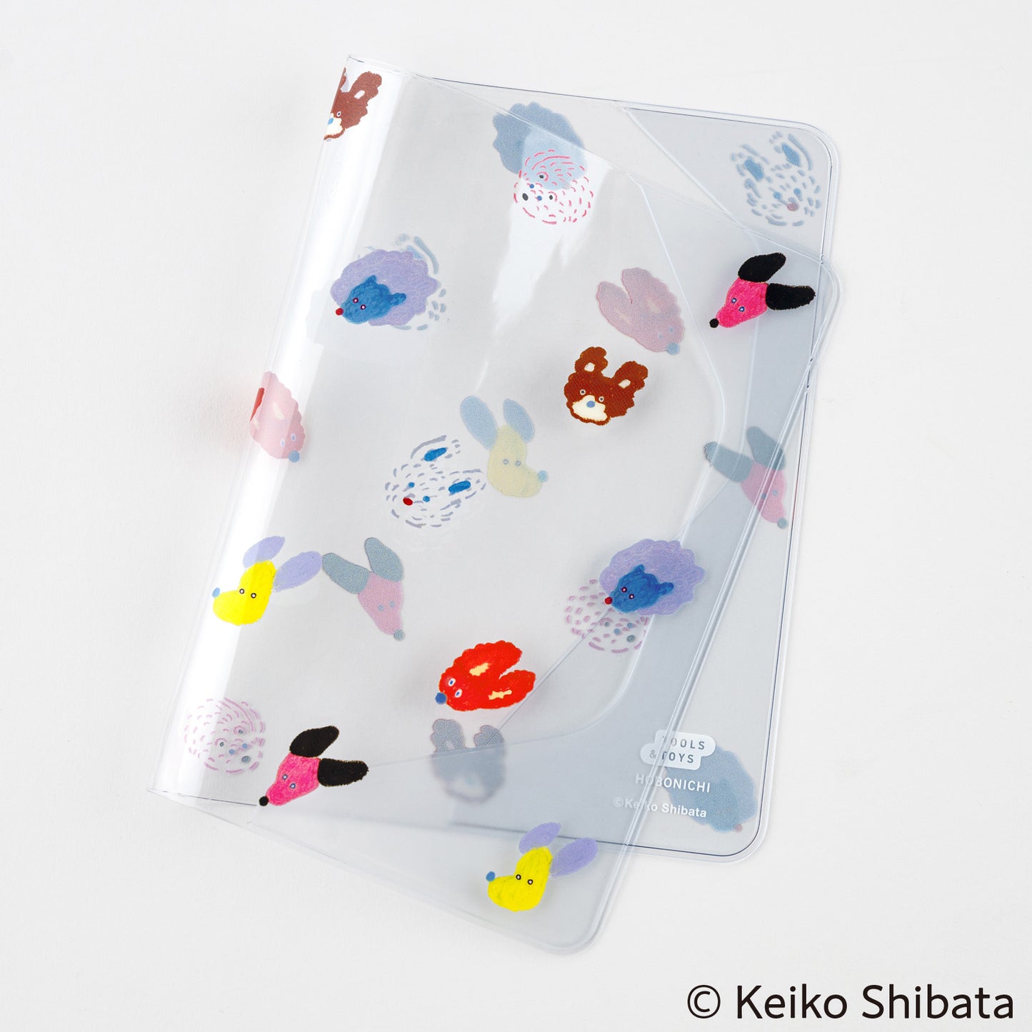 Hobonichi A6 Techo Cover on Cover - Keiko Shibata:(Dog Ears Fluttering in the Wind)