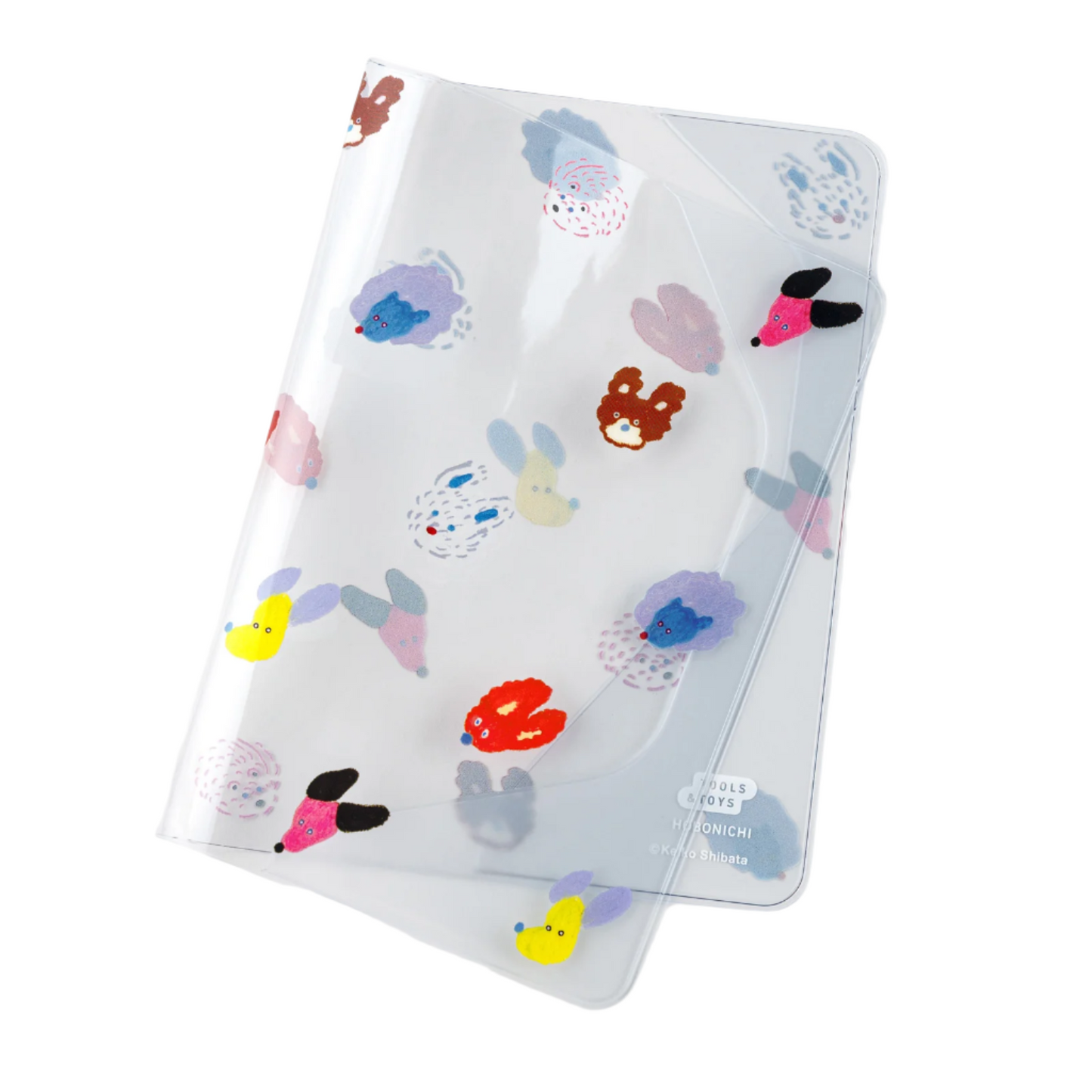 Hobonichi A6 Techo Cover on Cover - Keiko Shibata:(Dog Ears Fluttering in the Wind)