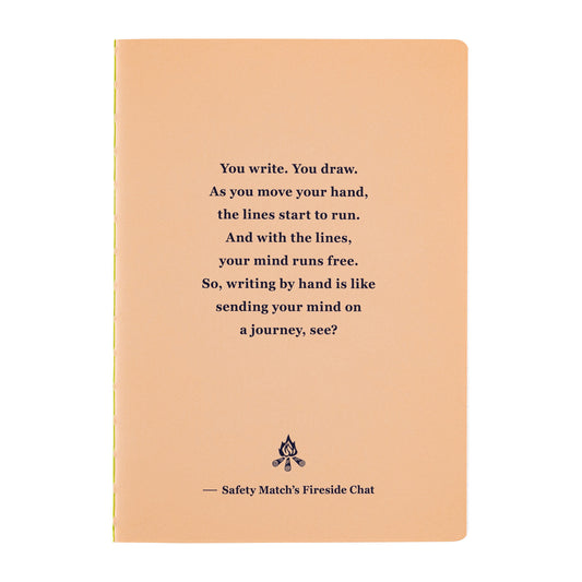 Hobonichi B6 Fireside Chat Notebook - Ruled