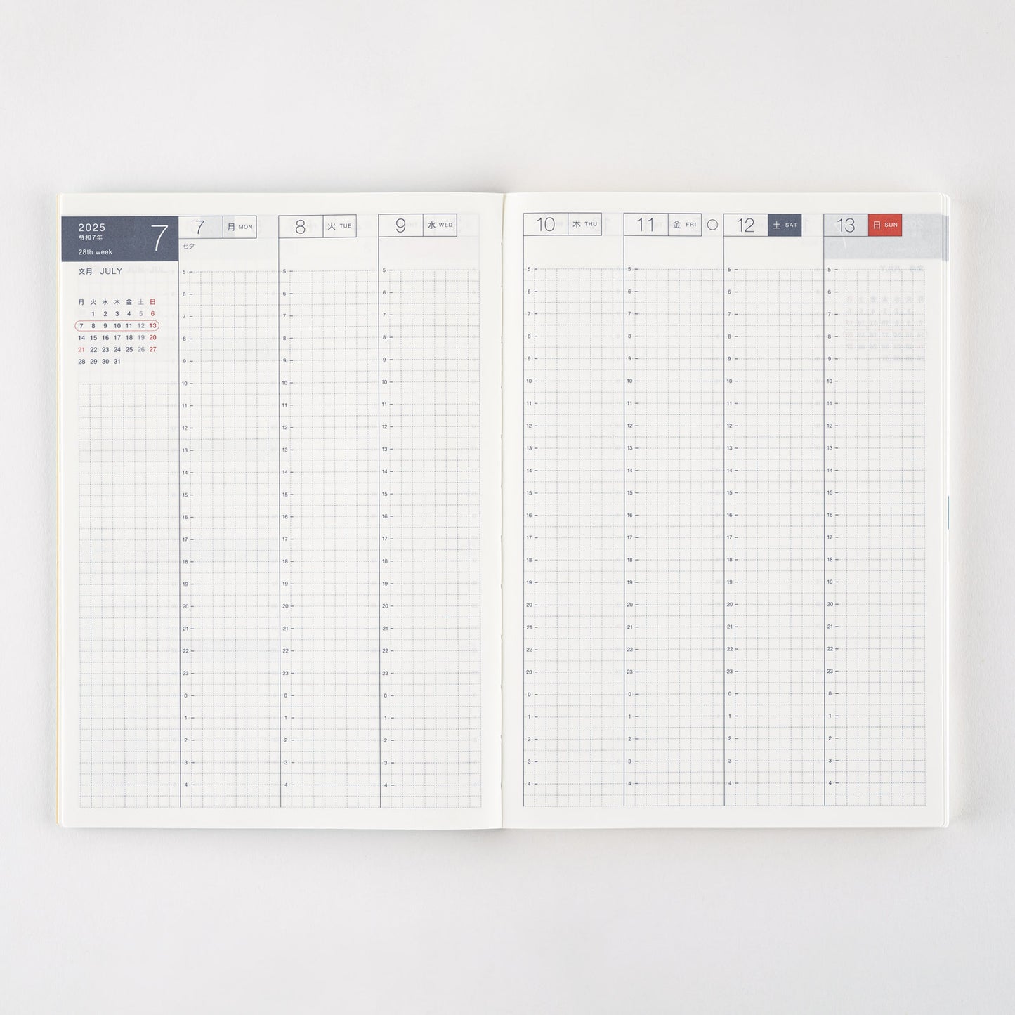 Hobonichi 2025 A5 Cousin Avec Books (Jan start/Mon start) (Japanese)