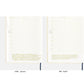 Hobonichi HON 2025 A6 Techo Hardcover Book - Slash (Ivory)