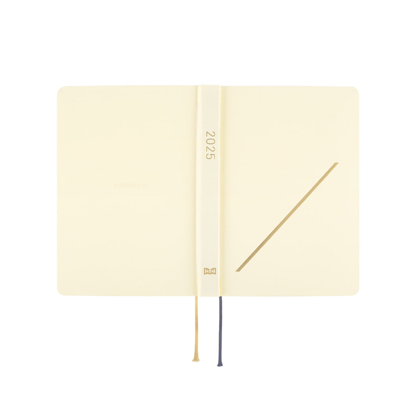 Hobonichi HON 2025 A6 Techo Hardcover Book - Slash (Ivory)