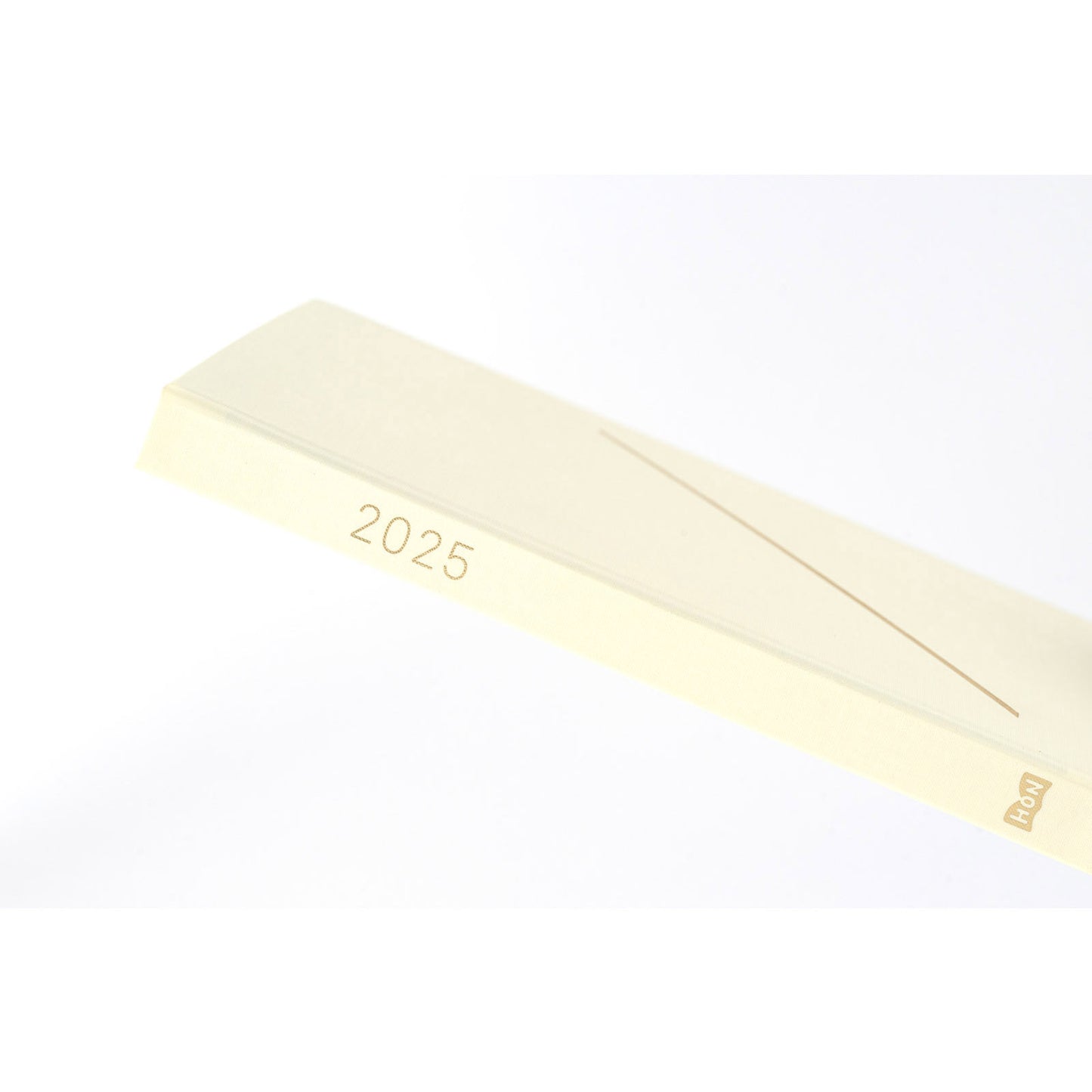 Hobonichi HON 2025 A5 Techo Hardcover Book - Slash (Ivory)