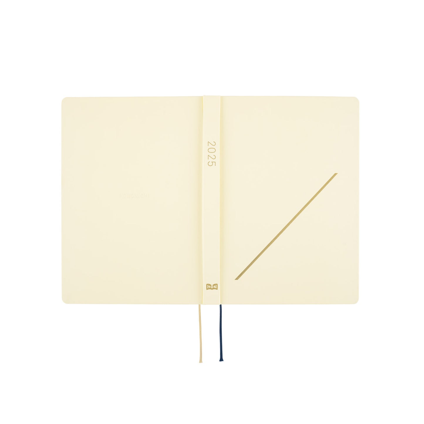 Hobonichi HON 2025 A5 Techo Hardcover Book - Slash (Ivory)