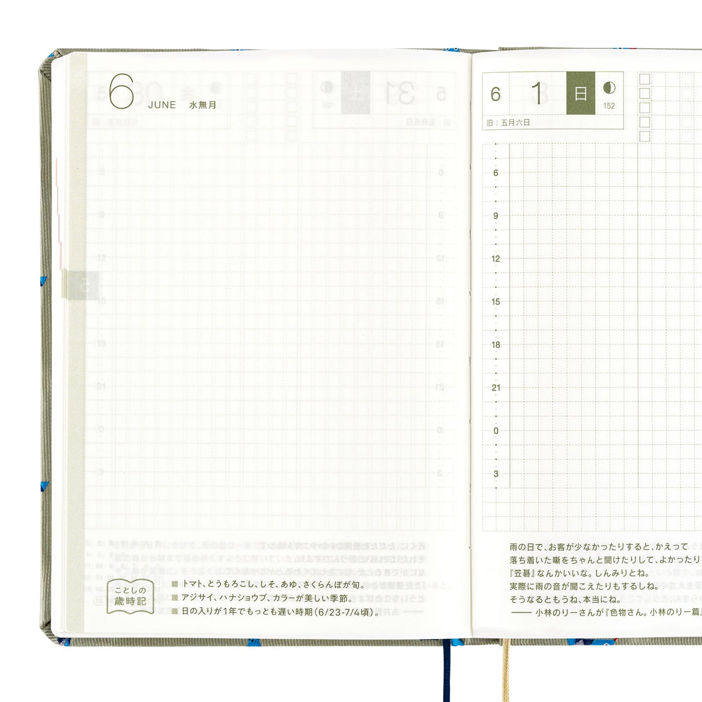 Hobonichi HON 2025 A6 Techo Hardcover Book - Bow & Tie: Snake Toy