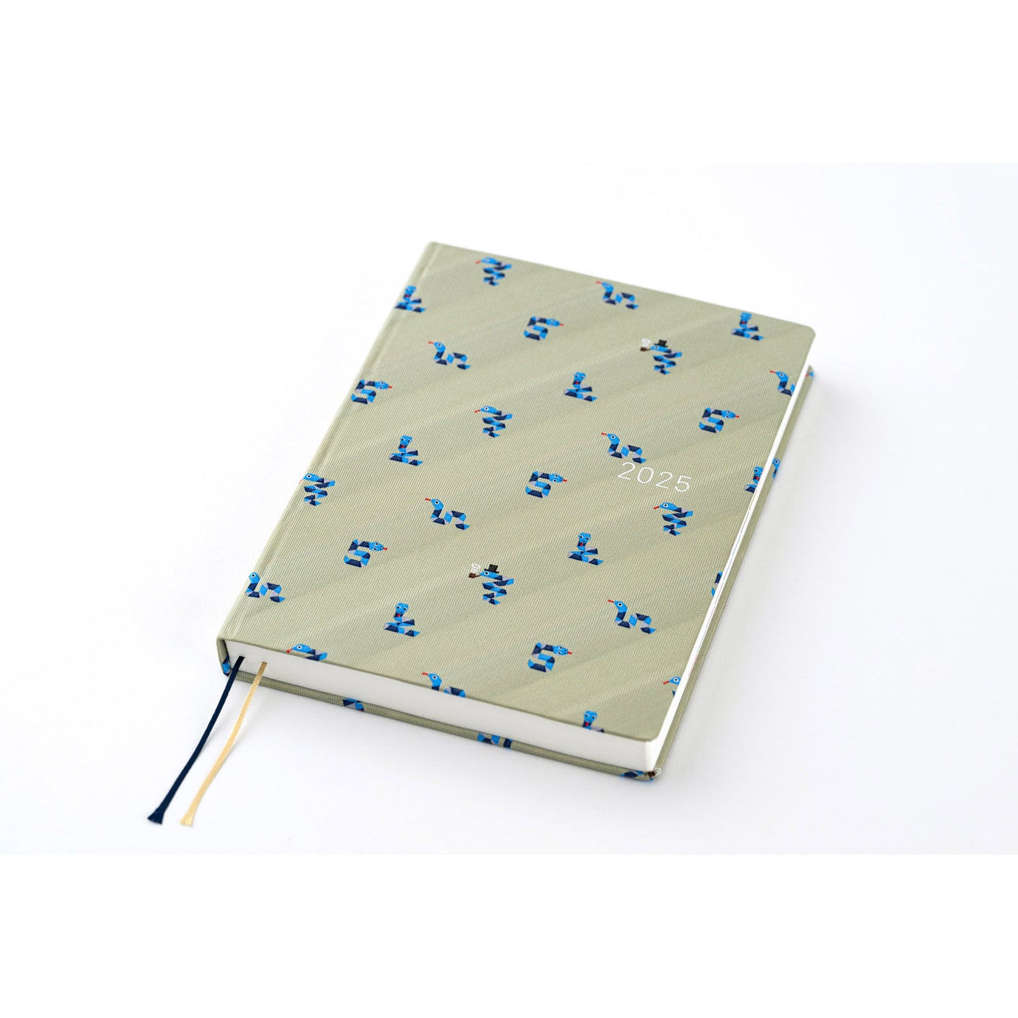 Hobonichi HON 2025 A5 Techo Hardcover Book - Bow & Tie: Snake Toy