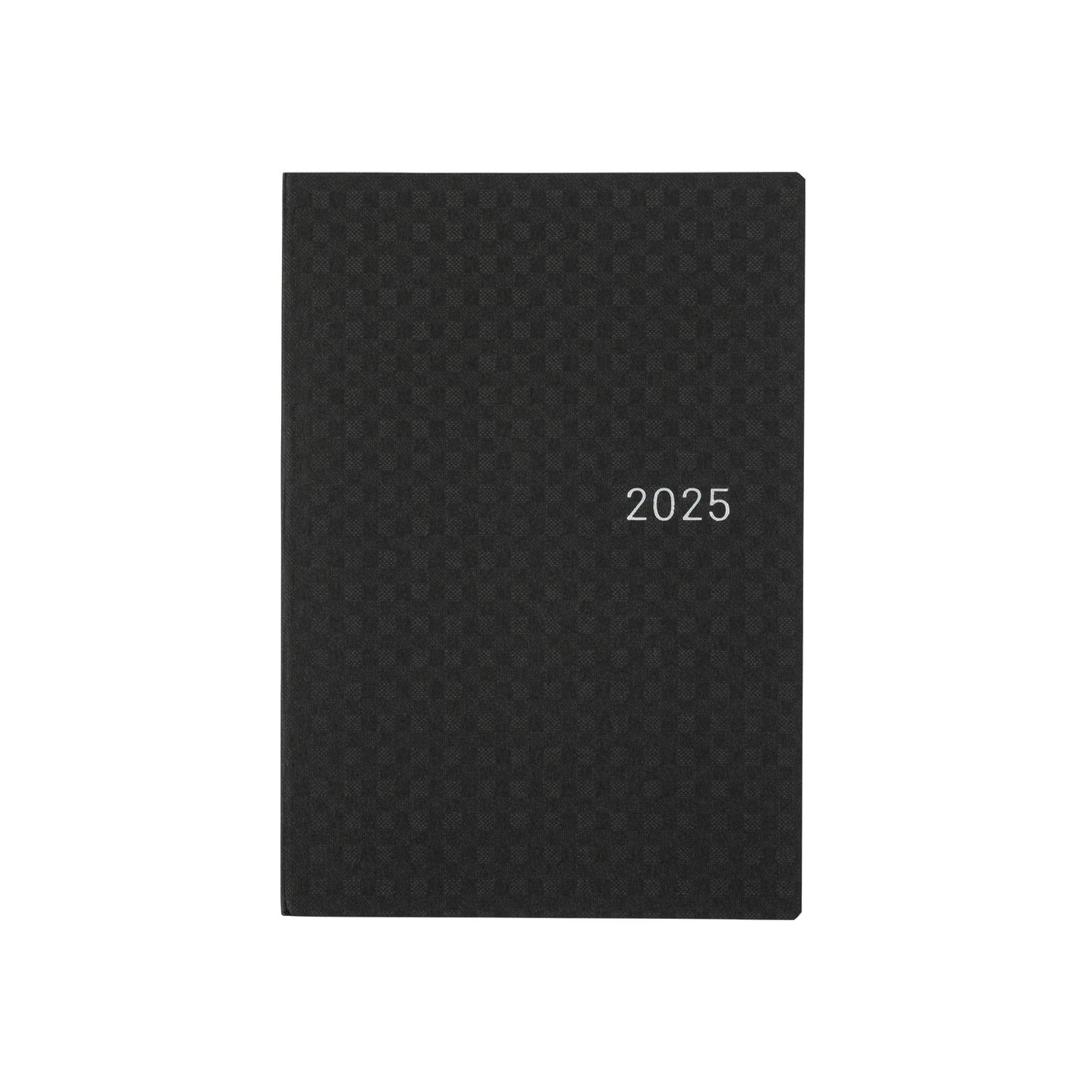 Hobonichi HON 2025 A6 Techo Hardcover Book - Paper Series: Black Gingham