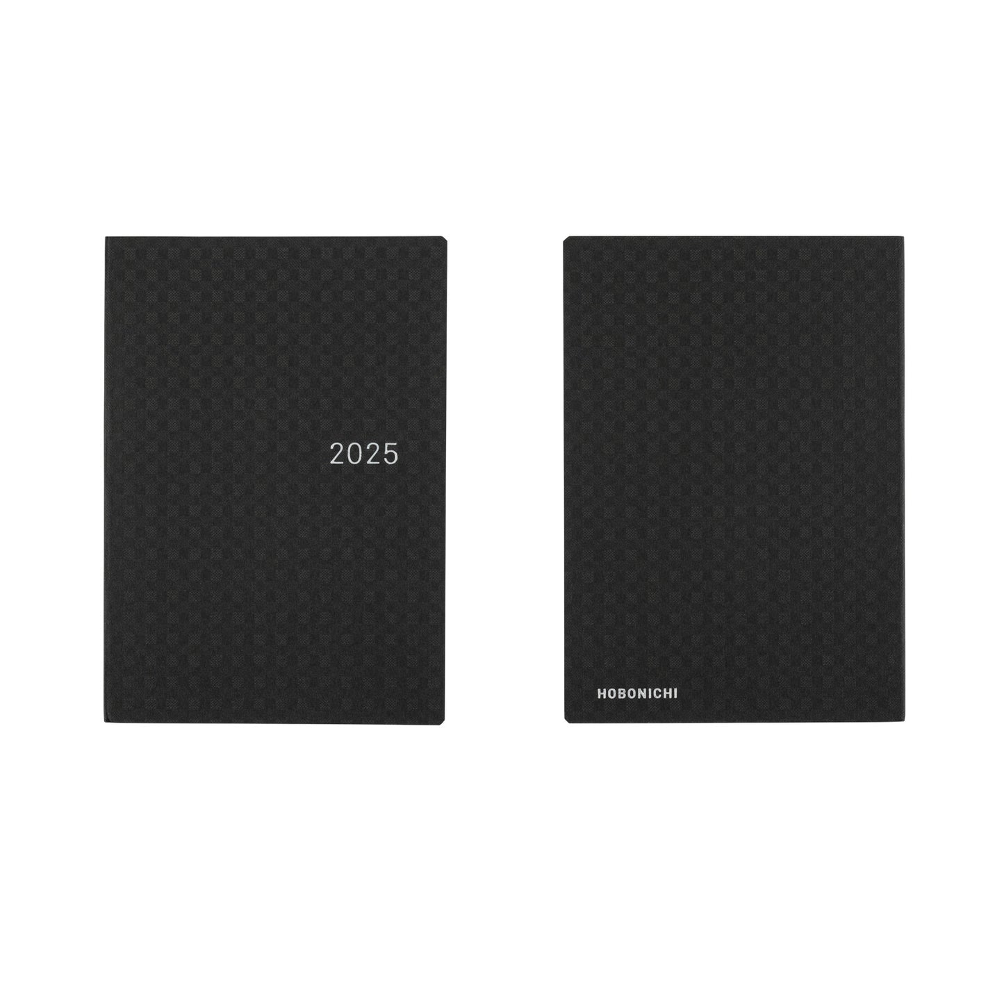 Hobonichi HON 2025 A6 Techo Hardcover Book - Paper Series: Black Gingham