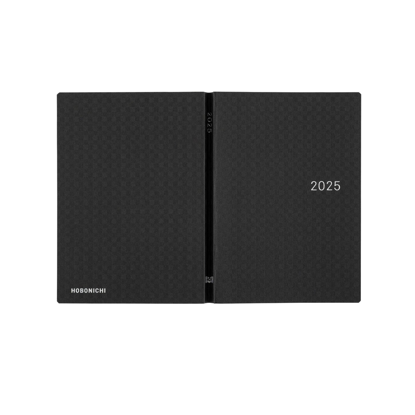 Hobonichi HON 2025 A6 Techo Hardcover Book - Paper Series: Black Gingham