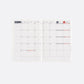 Hobonichi HON 2025 A6 Techo Hardcover Book - Paper Series: Black Gingham