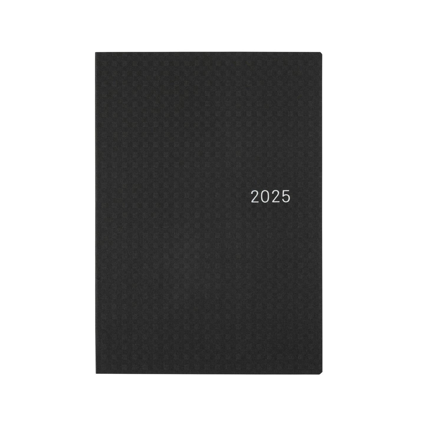 Hobonichi HON 2025 A5 Techo Hardcover Book - Paper Series: Black Gingham