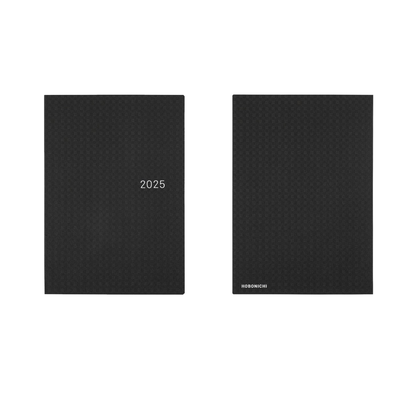 Hobonichi HON 2025 A5 Techo Hardcover Book - Paper Series: Black Gingham