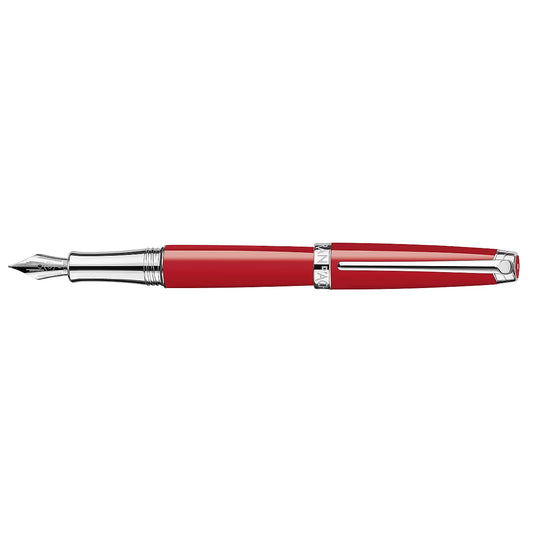 Caran D'Ache Leman V2 Fountain Pen - Scarlet Red