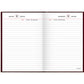 AT-A-GLANCE Standard Diary 2025 Daily Reminder (5 1/2" x 8") - Red