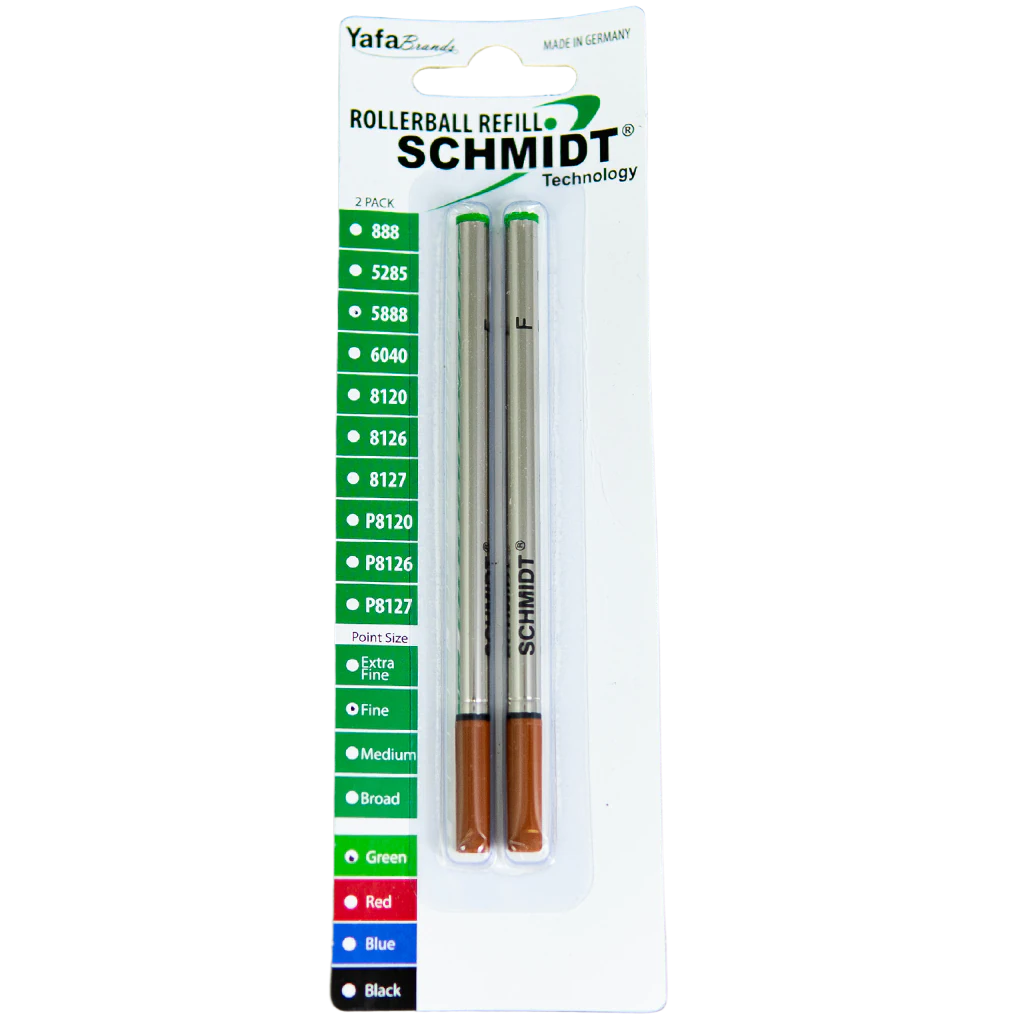 Schmidt Ceramic Rollerball Refill - Green Fine (2ea)