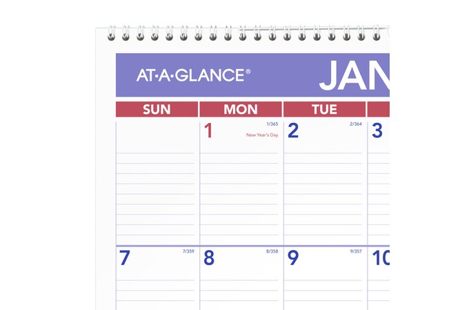 AT-A-GLANCE 2025 Dated Wall Calendar - 15" x 22"