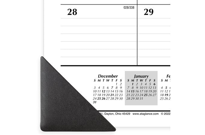 AT-A-GLANCE 2025 Monthly Desk Pad Calendar (21 3/4" x 17)