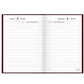 AT-A-GLANCE Standard Diary 2025 Daily Reminder (5 1/2" x 8") - Red