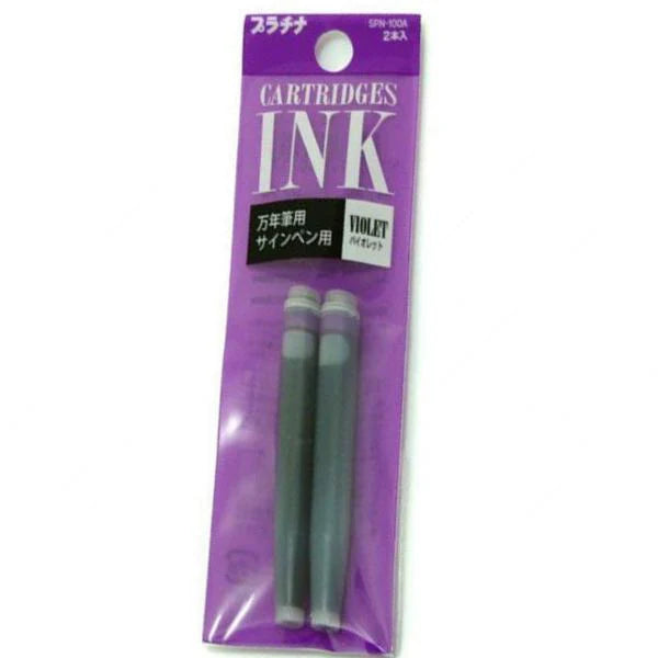 Platinum Preppy Ink Cartridges - Violet