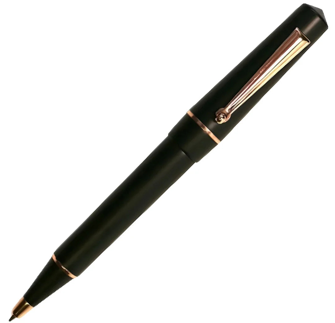 Delta Duna Ballpoint - Matte Black with Rose Gold Trim