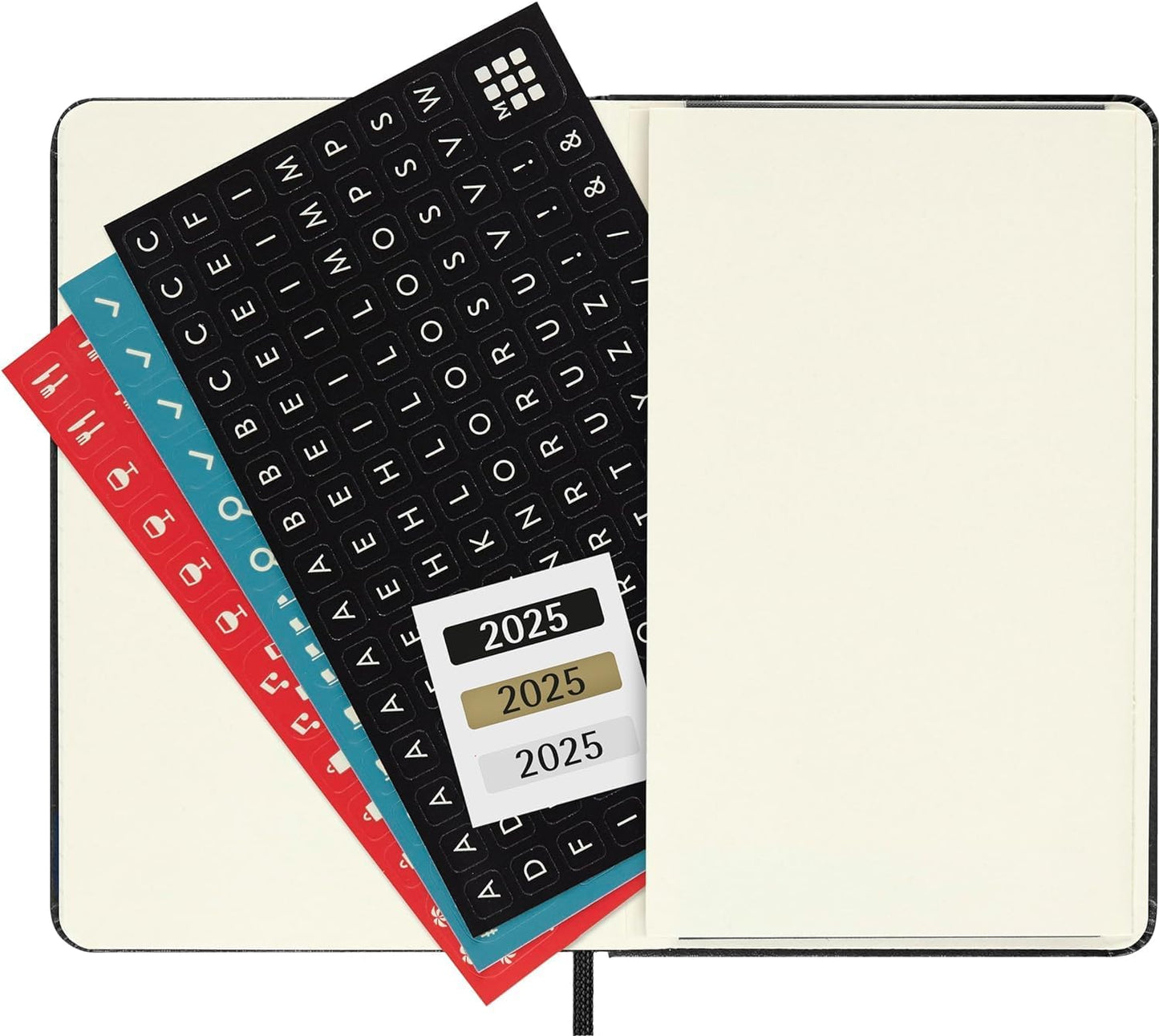 Moleskine 2025 Pocket Softcover Monthly Calendar - Black