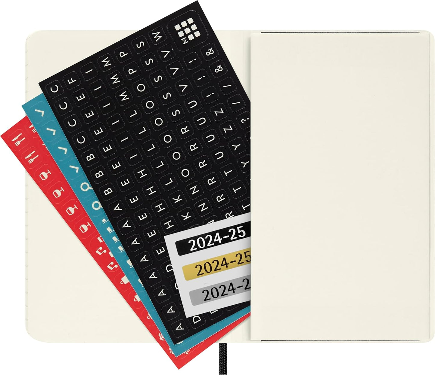 Moleskine 2024-2025 Pocket Classic Softcover Weekly 18 Month Calendar - Black (3.5"x5.5")