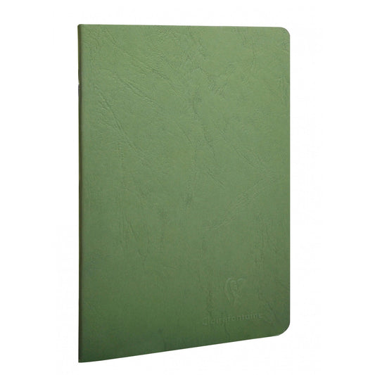 Clairefontaine #733163 Life. unplugged Lined Staplebound Notebook (5.75 x 8.25) - Green