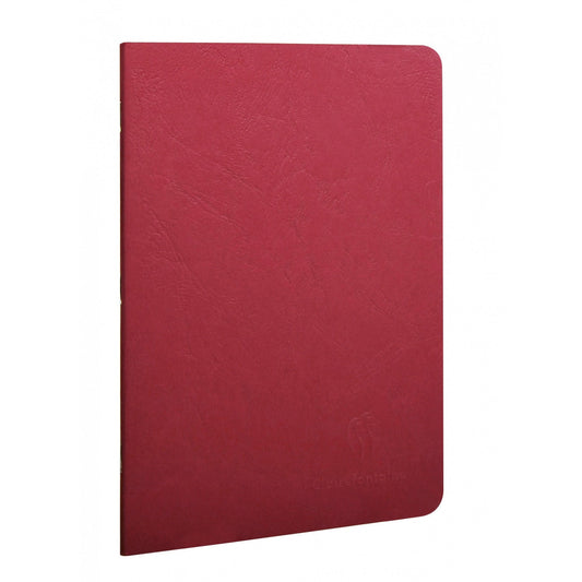 Clairefontaine #733162 Life. unplugged Lined Staplebound Notebook (5.75 x 8.25) - Red