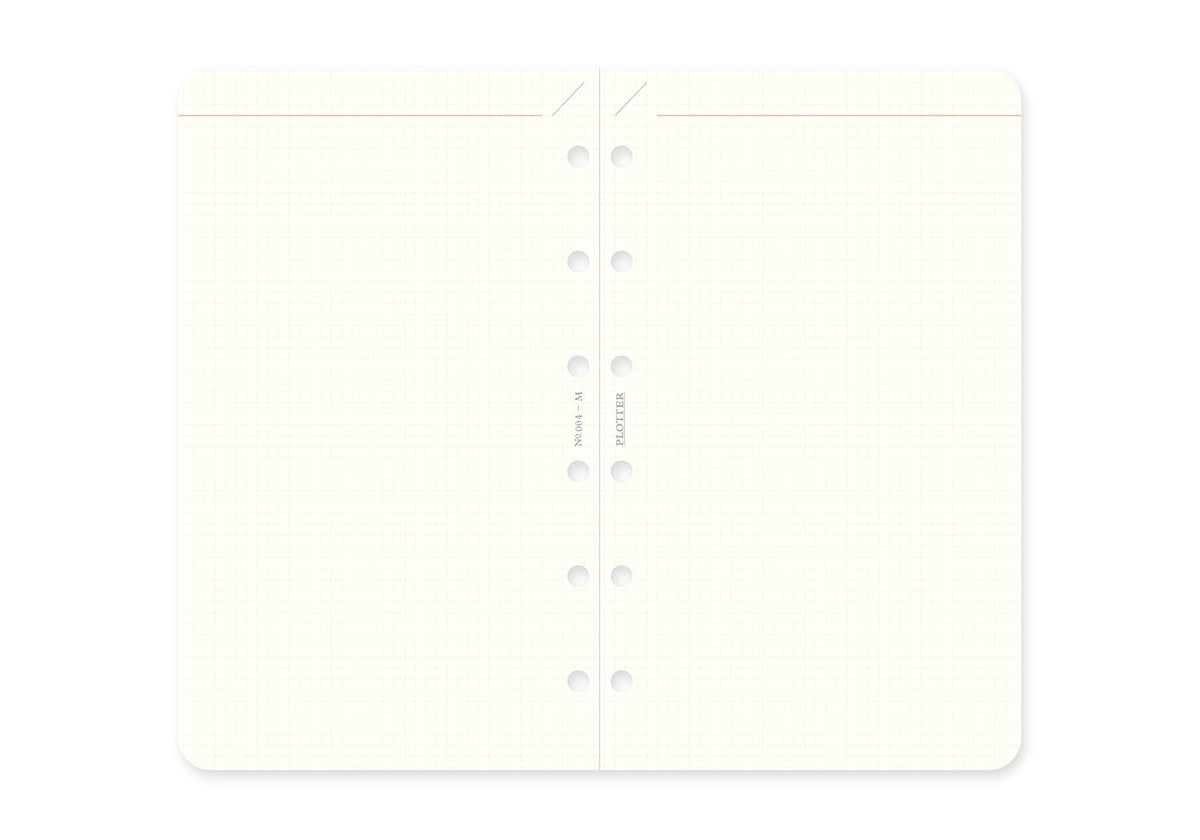 PLOTTER Refill Memo Pad 2mm Grid (80 Sheets) - Mini Size