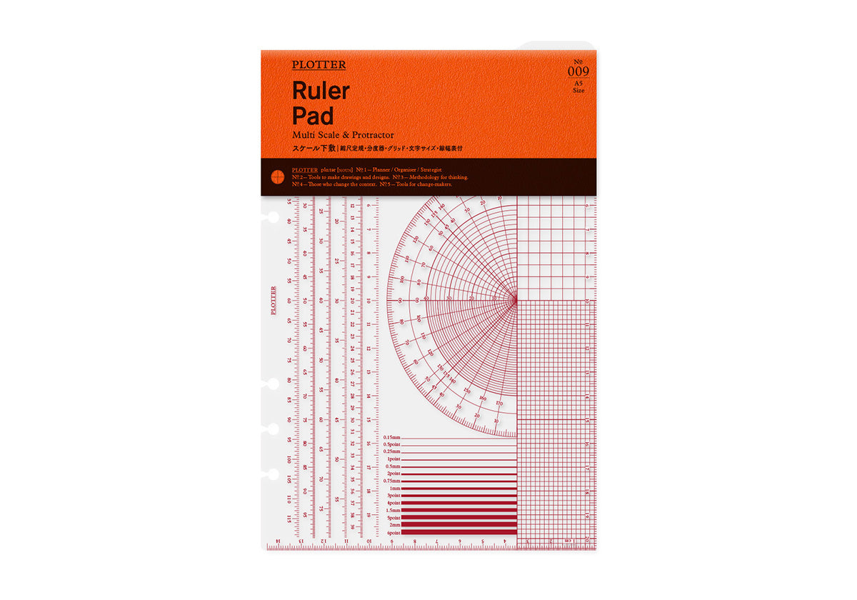 PLOTTER Accessory Refill Ruler Pad - A5 Size