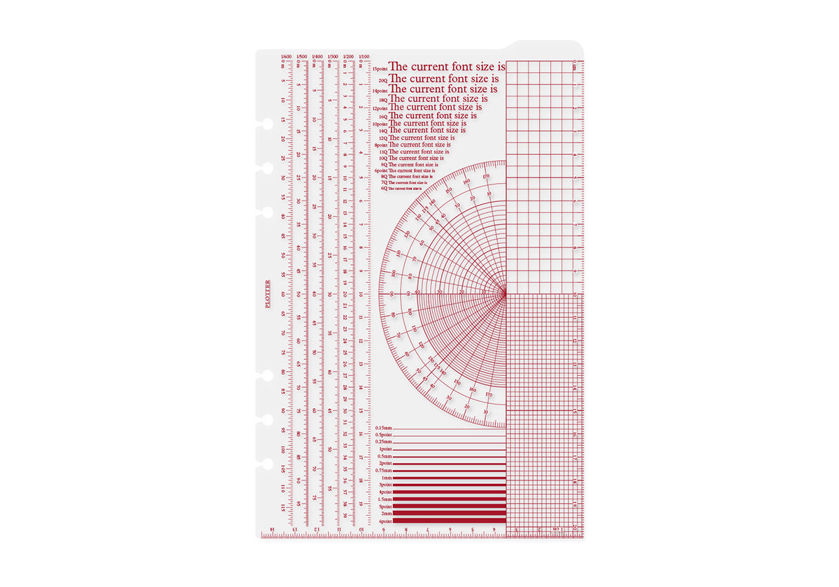 PLOTTER Accessory Refill Ruler Pad - A5 Size