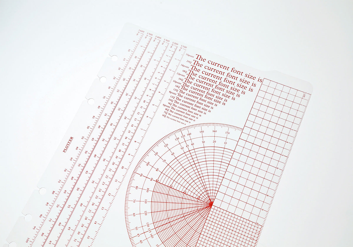 PLOTTER Accessory Refill Ruler Pad - A5 Size