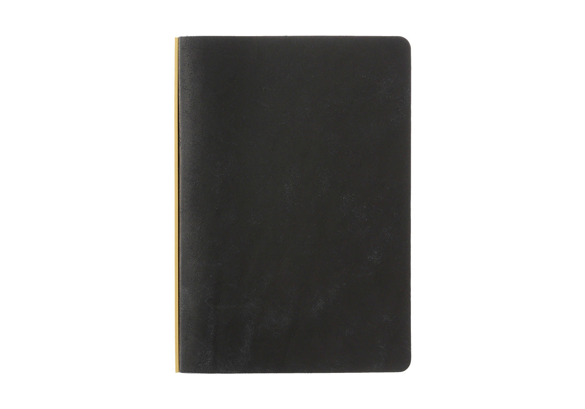 PLOTTER Mini Size Pueblo 6-Ring Leather Binder - Black