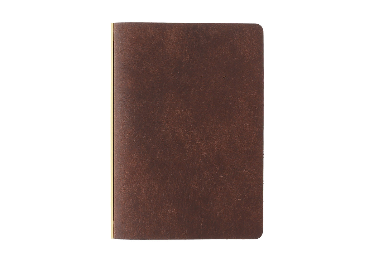 PLOTTER Mini Size Pueblo 6-Ring Leather Binder - Brown