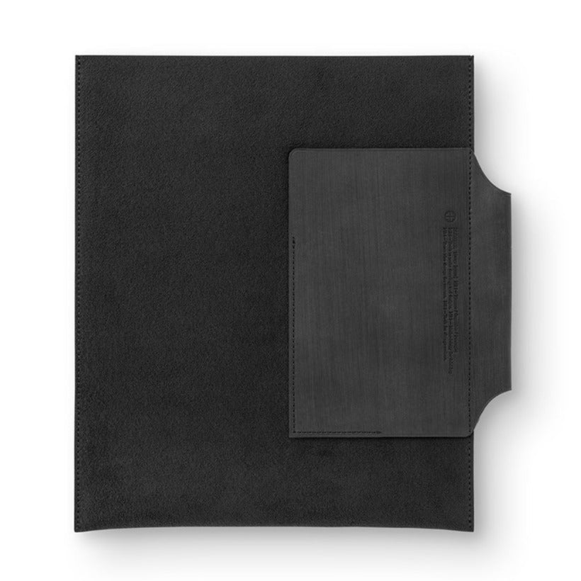 PLOTTER Leather A5 Binder Case - Black