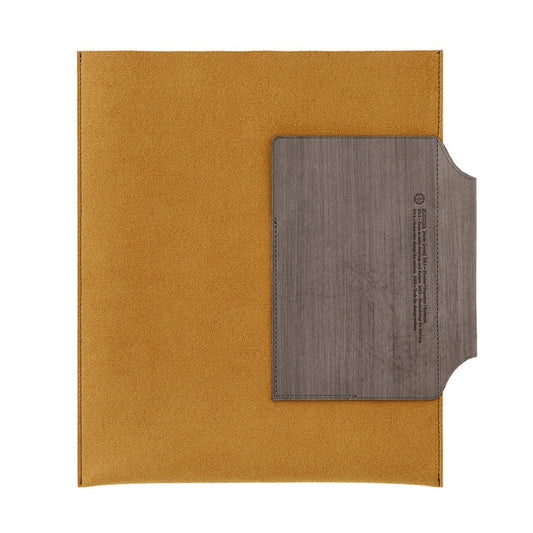 PLOTTER Leather A5 Binder Case - Gray