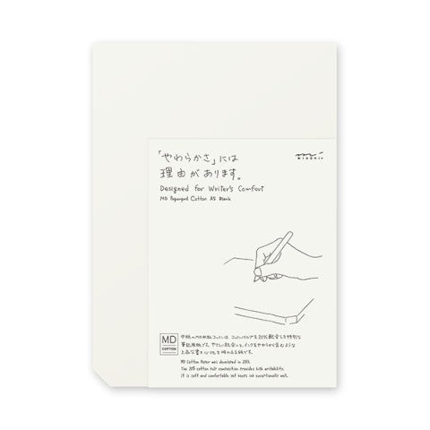 Midori A5 Blank Paper Pad Cotton