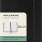 Moleskine 2024-2025 Pocket Classic Softcover Weekly 18 Month Calendar - Black (3.5"x5.5")