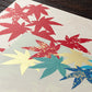 Midori Four Designs Letterpad - Japanese Maple (Silk Printing)