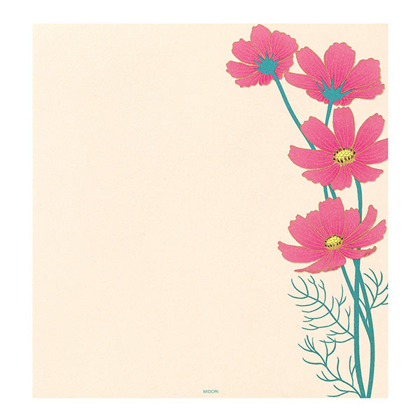 Midori Four Designs Letterpad - Cosmos (Silk Printing)