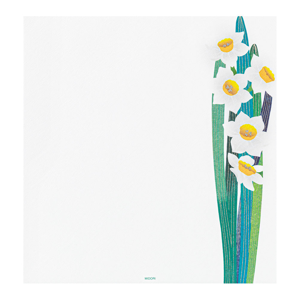 Midori Letterpad - Daffodil (Silk Printing)