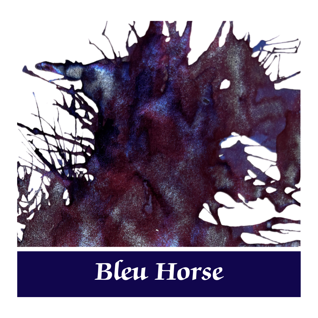 Diamine Bleu Horse (80ml) Bottled Ink (Dromgoole's Exclusive)