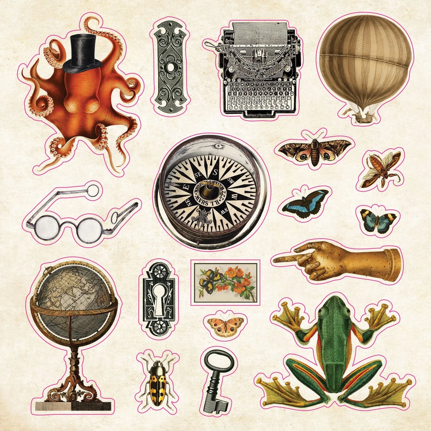 Curiosities Sticker Book