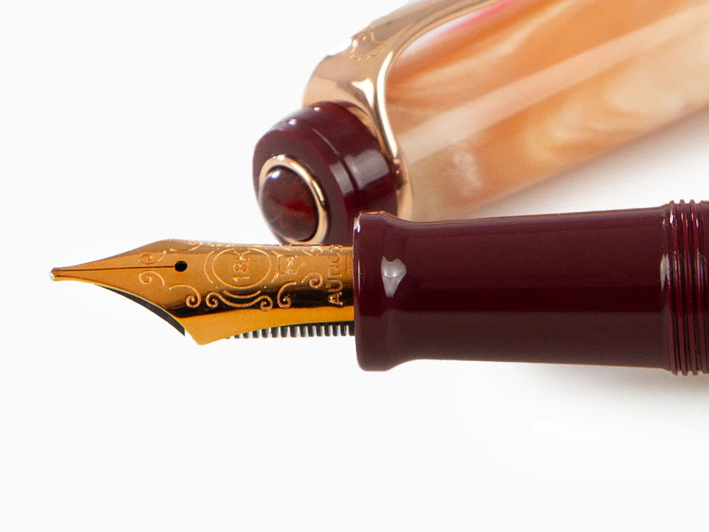 Aurora Oceania Fountain Pen with Rose Gold Trim (Limited Edition)